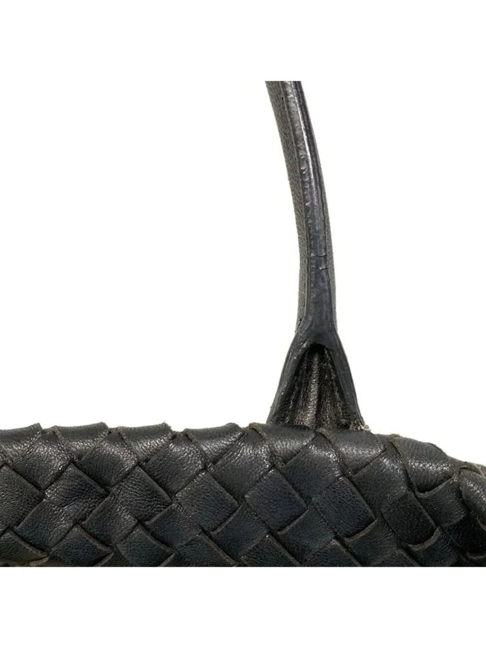 Bottega Veneta Tote Intrecciato Black Leather
